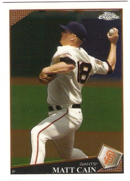2009 Topps Chrome #152 Matt Cain