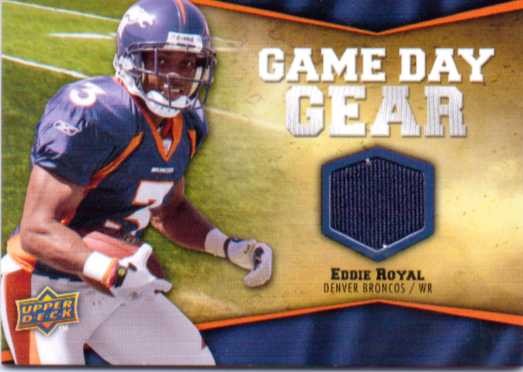 2009 Upper Deck Game Day Gear #ER Eddie Royal