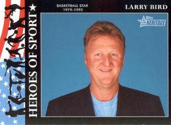 2009 Topps American Heritage Heroes Heroes of Sport #HS5 Larry Bird