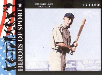 2009 Topps American Heritage Heroes Heroes of Sport #HS23 Ty Cobb