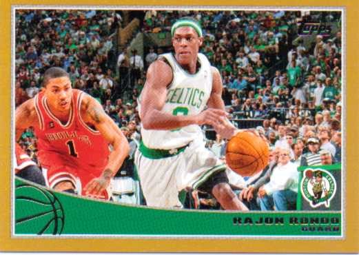 2009-10 Topps Gold #15 Rajon Rondo