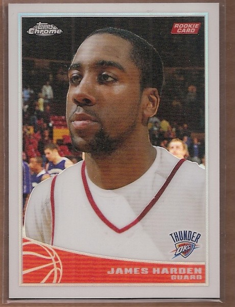 2009-10 Topps Chrome Refractors #99 James Harden