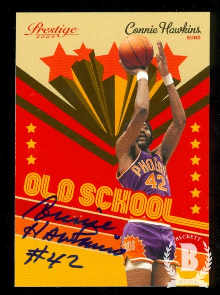 2009-10 Prestige Old School Signatures #1 Connie Hawkins*/100