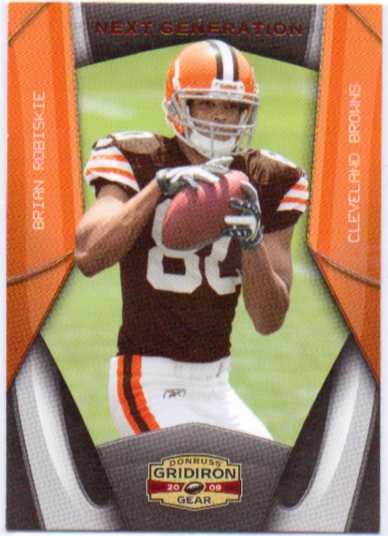 2009 Donruss Gridiron Gear Next Generation #30 Brian Robiskie