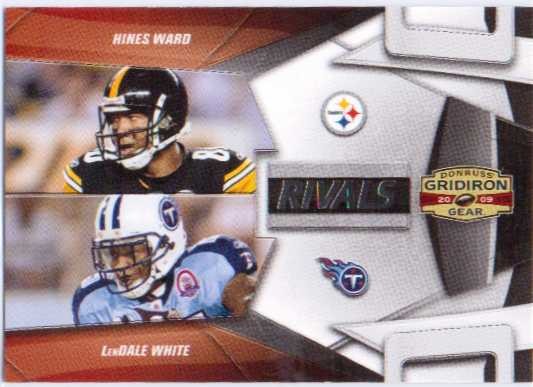 2009 Donruss Gridiron Gear Rivals Silver #5 Hines Ward/LenDale White