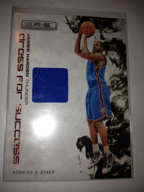 2009-10 Rookies and Stars Dress for Success Materials #3 James Harden