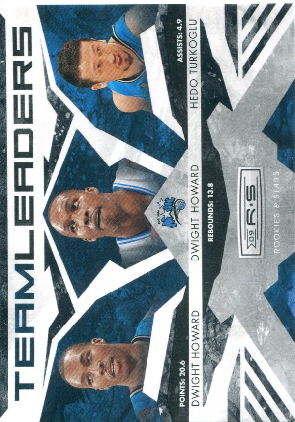 2009-10 Rookies and Stars Team Leaders Black #22 Dwight Howard/Dwight Howard/Hedo Turkoglu