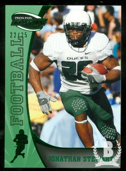 2009 Press Pass Fusion Green #57 Jonathan Stewart