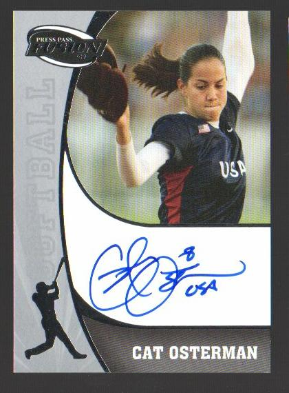 2009 Press Pass Fusion Autographs Silver #SSCO Cat Osterman