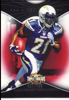 2009 Topps Triple Threads #38 LaDainian Tomlinson
