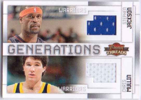 2009-10 Panini Threads Generations Materials #3 Chris Mullin/Stephen Jackson