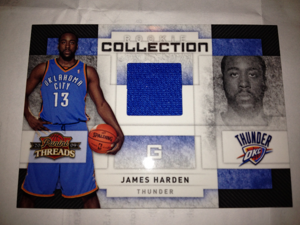 2009-10 Panini Threads Rookie Collection Materials #3 James Harden