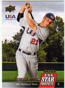 2009 Upper Deck Signature Stars USA Star Prospects #USA8 Bryce Harper