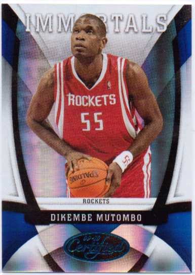 2009-10 Certified Mirror Blue #154 Dikembe Mutombo
