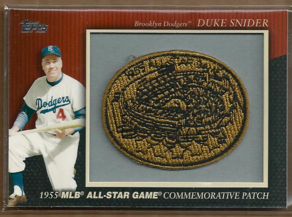 2010 Topps Commemorative Patch #MCP14 Duke Snider