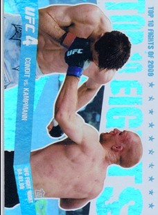 2010 Topps UFC Main Event Top 10 Fights of 2009 #12 Condit/Kampmann