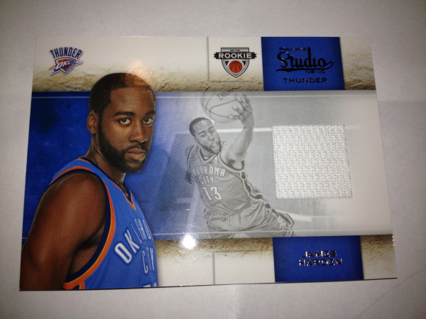 2009-10 Studio Materials #135 James Harden/249