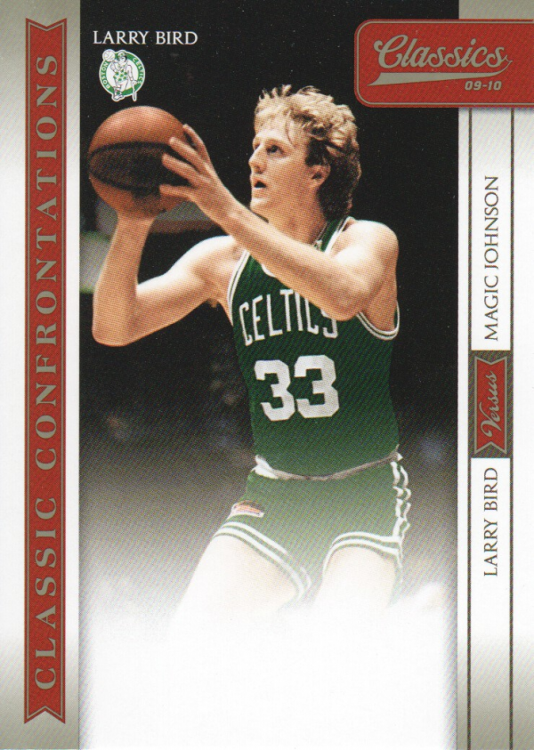 2009-10 Classics Classic Confrontations #1 Larry Bird/Magic Johnson