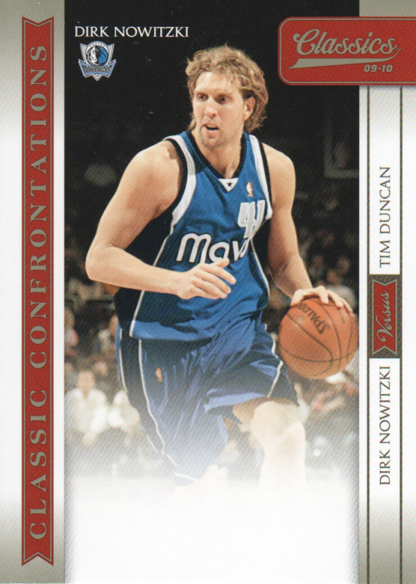 2009-10 Classics Classic Confrontations #6 Dirk Nowitzki/Tim Duncan