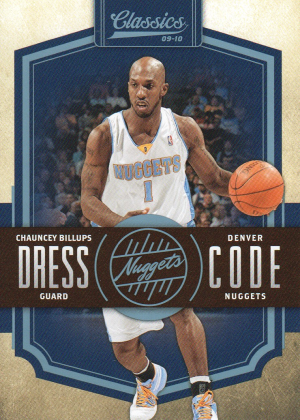 2009-10 Classics Dress Code Platinum #25 Chauncey Billups