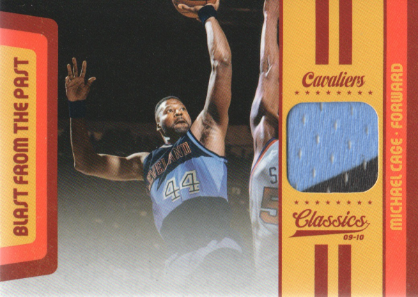 2009-10 Classics Blast From The Past Jerseys #25 Michael Cage/199