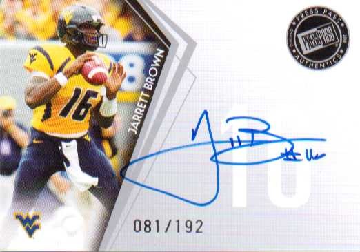2010 Press Pass Autographs Silver #PPSJB2 Jarrett Brown/192