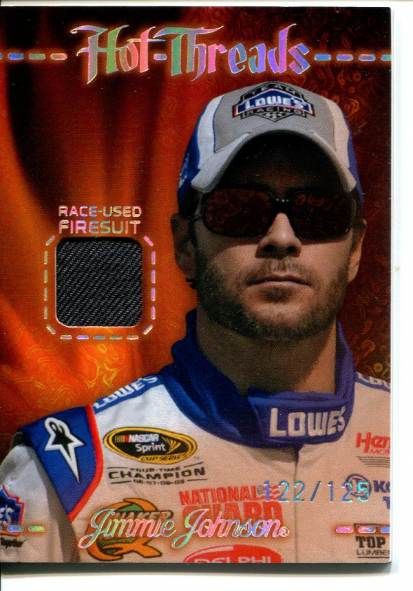 2010 Press Pass Premium Hot Threads Two Color #HTJJ Jimmie Johnson