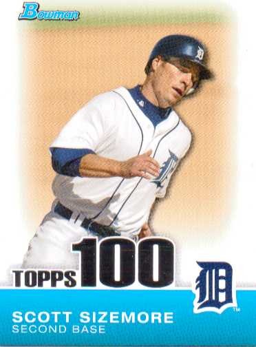 2010 Bowman Topps 100 Prospects #TP80 Scott Sizemore