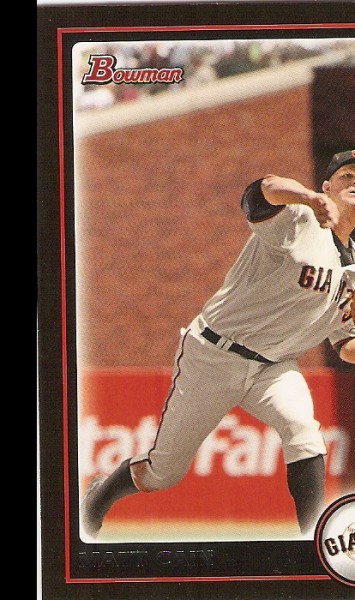 2010 Bowman #28 Matt Cain