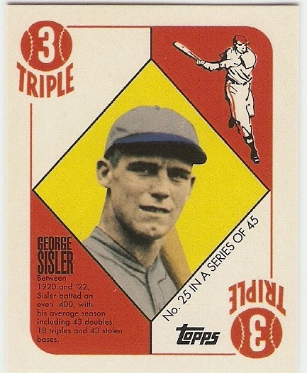 2010 Topps Red Back #25 George Sisler