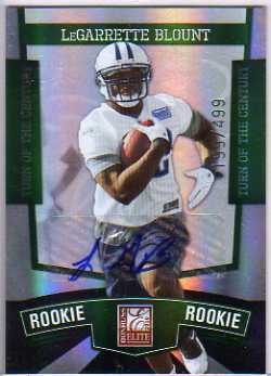 2010 Donruss Elite Turn of the Century Autographs #170 LeGarrette Blount/499