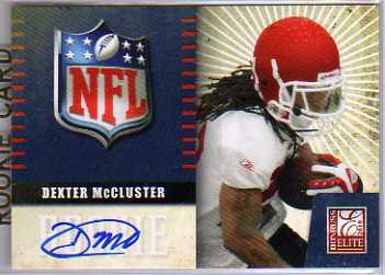 2010 Donruss Elite Rookie NFL Shield Autographs #10 Dexter McCluster