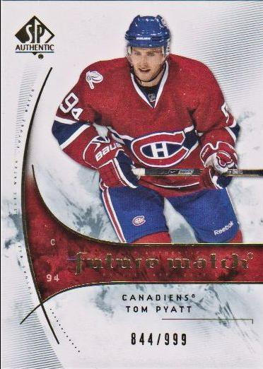 2009-10 SP Authentic #172 Tom Pyatt RC