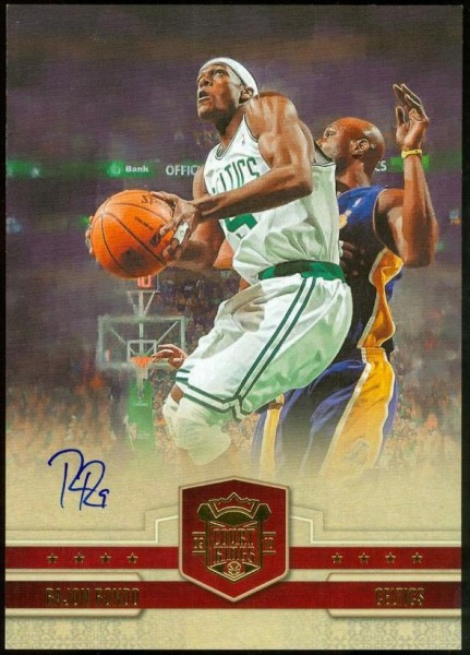 2009-10 Court Kings Jumbo Boxtoppers Autographs #25 Rajon Rondo/75