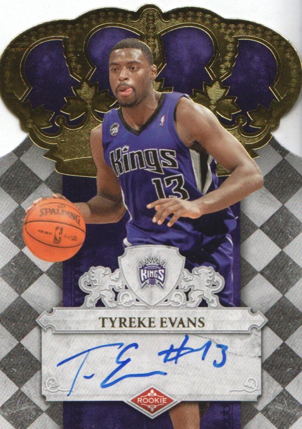 2009-10 Crown Royale #101 Tyreke Evans AU/399 RC