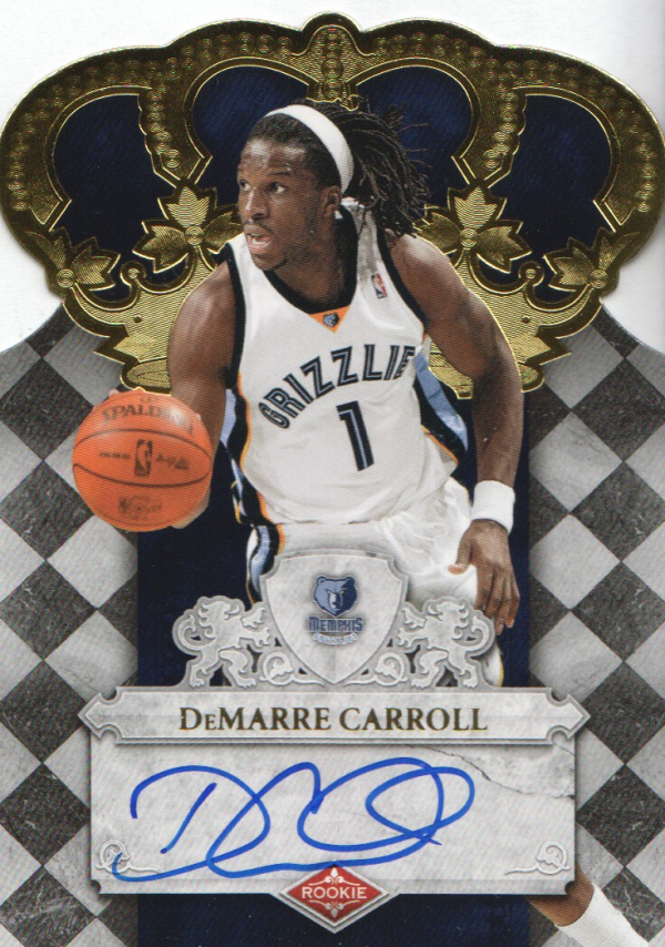 2009-10 Crown Royale #127 DeMarre Carroll AU/699 RC