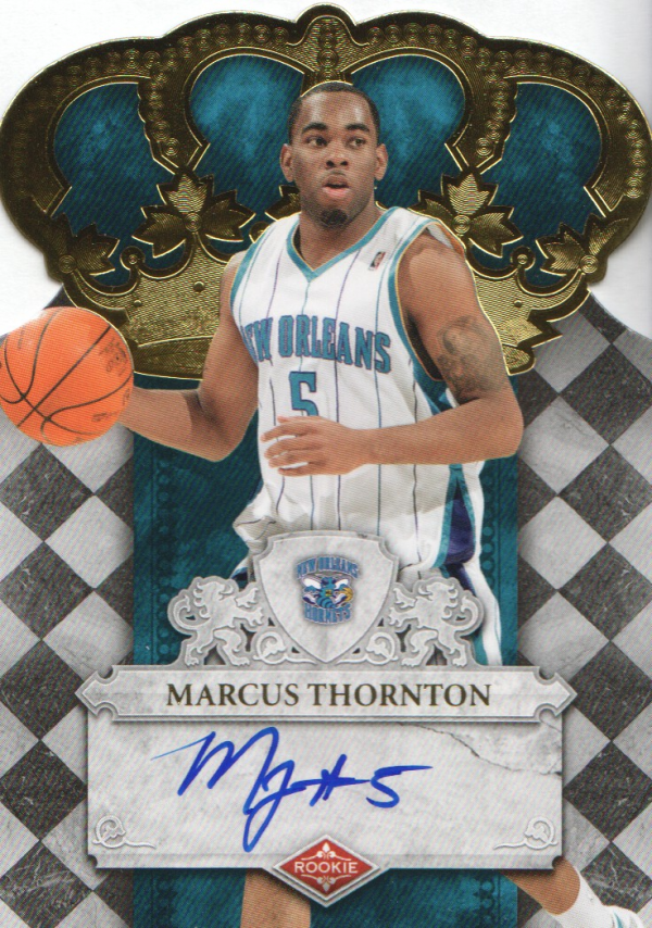 2009-10 Crown Royale #133 Marcus Thornton AU/669 RC