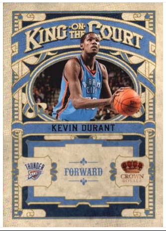2009-10 Crown Royale King on the Court #5 Kevin Durant
