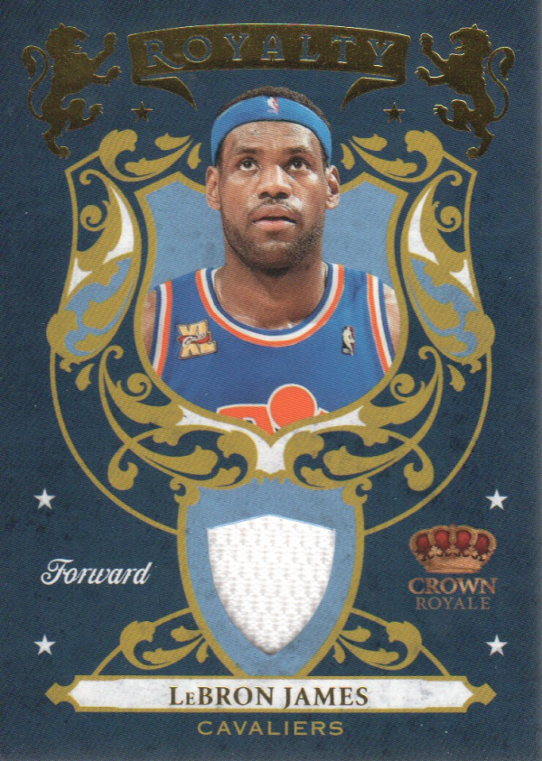 2009-10 Crown Royale Royalty Materials #2 LeBron James/99