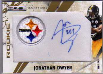 2010 Rookies and Stars #284 Jonathan Dwyer AU/299 RC