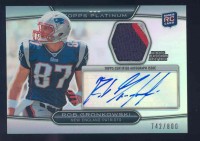 2010 Topps Platinum Autographed Patches #RG Rob Gronkowski/800