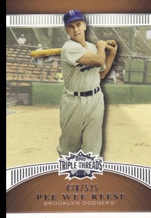 2010 Topps Triple Threads Sepia #66 Pee Wee Reese