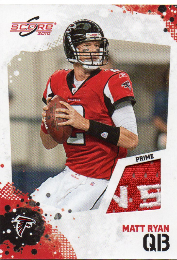 2010 Score Retail Factory Set Jerseys #21 Matt Ryan