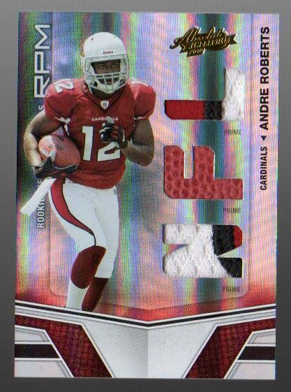 2010 Absolute Memorabilia Rookie Premiere Materials NFL Spectrum Prime #225 Andre Roberts