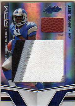 2010 Absolute Memorabilia Rookie Premiere Materials Oversize Spectrum Prime #207 Jahvid Best