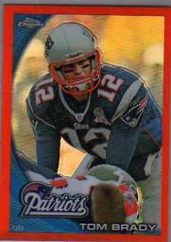 2010 Topps Chrome Orange Refractors #C80 Tom Brady
