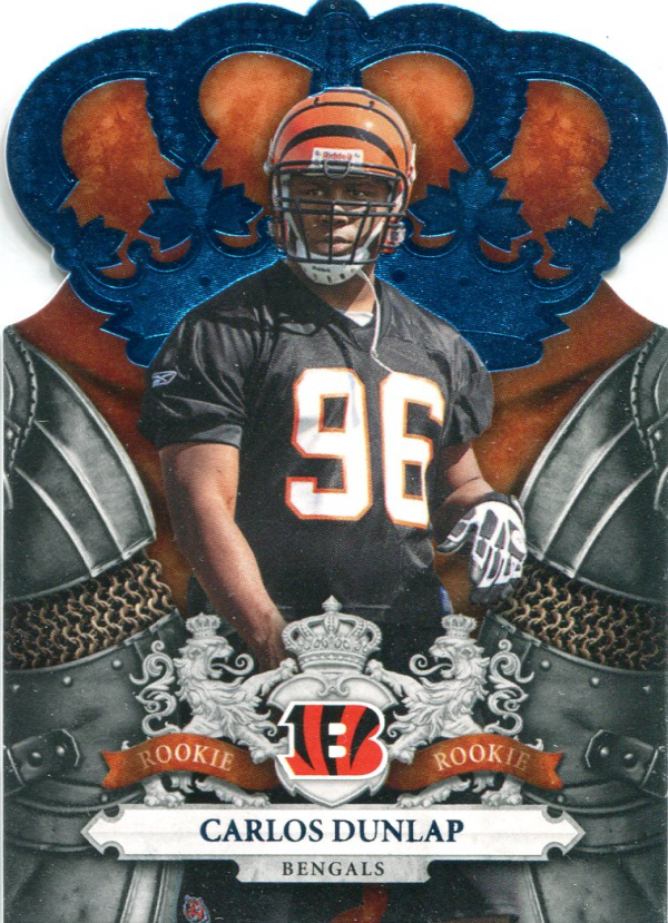 2010 Crown Royale Blue #114 Carlos Dunlap