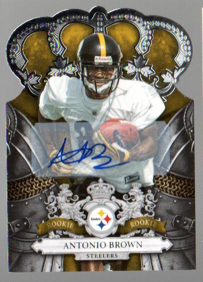 2010 Crown Royale Autographs #107 Antonio Brown/249