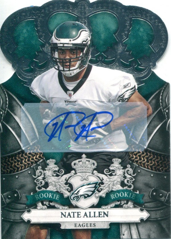 2010 Crown Royale Autographs #174 Nate Allen/99