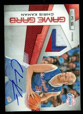 2010-11 Rookies and Stars Game Garb Materials Signatures #5 Chris Kaman/49